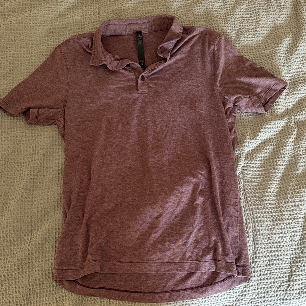 Lululemon performance golf shirt size medium. Never worn